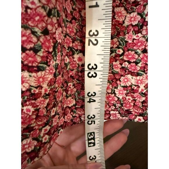 Vero Moda Women's Floral Elastic Waist Pull-on Maxi Skirt Pink Medium - Picture 4 of 7